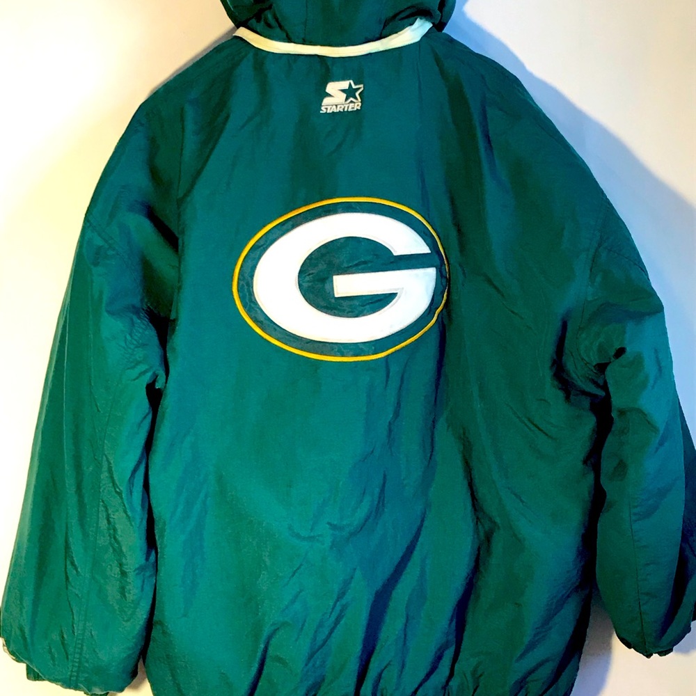 Vtg 90s XL Green Bay Packers insulated Starter jacket